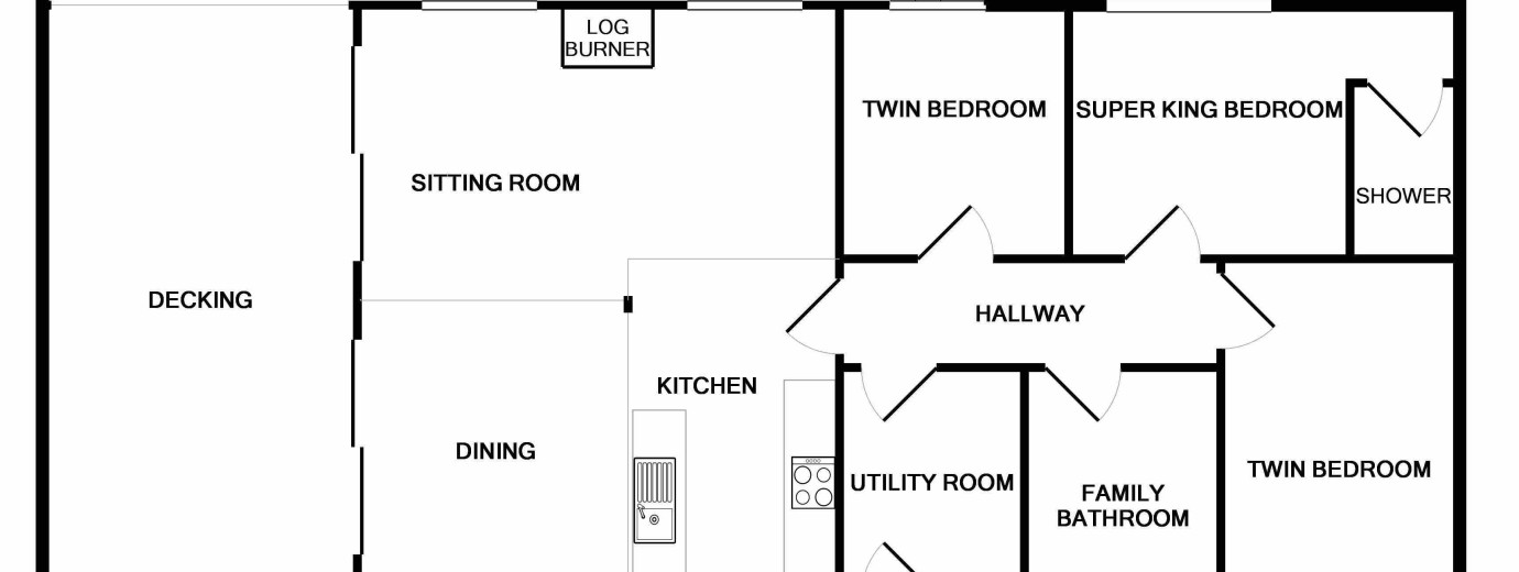 Bluebell Lodge floor plan