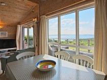 The Buoys lodge dining area