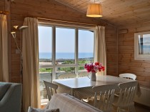 The Buoys lodge dining area