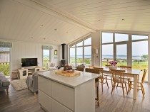 Granary Lodge kitchen and living area